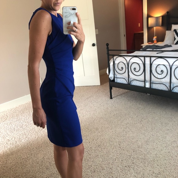 Calvin Klein Melodie Cobalt Blue Dress 